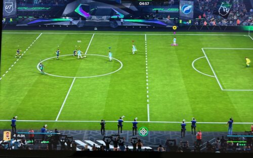 FC26　Rushの試合画面