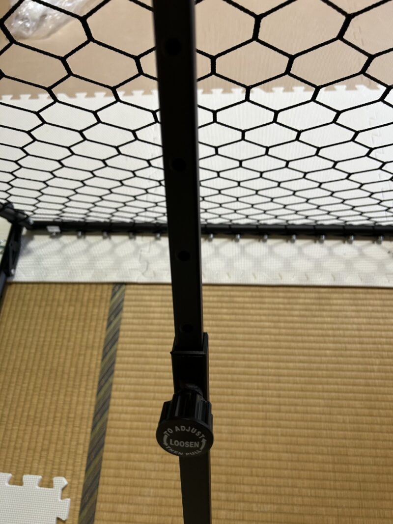 角度調整も簡単です。